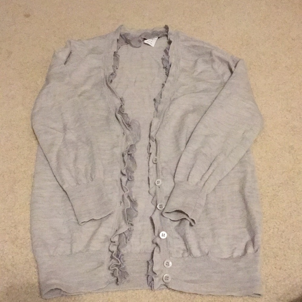 JCrew Marino wool cartigan